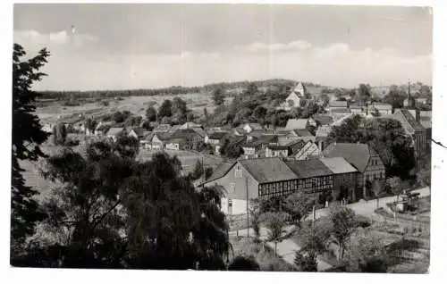 [Ansichtskarte] 0-6111 UMMERSTADT, Blick auf den Ort, 1962. 