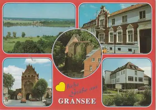 [Ansichtskarte] 0-1430 GRANSEE, Herzliche Grüße aus... 