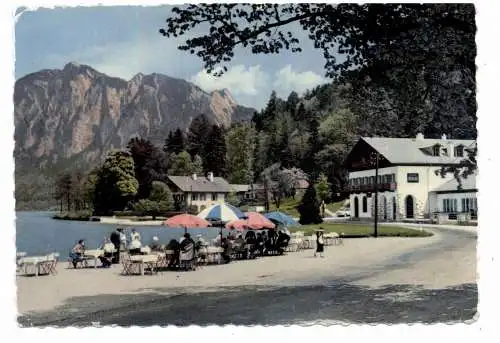 [Ansichtskarte] A 4866 UNTERACH, Seehotel Burgau am Attersee, 195... 