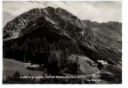 [Ansichtskarte] A 6647 PFAFFLAR, Blick über das Dorf. 