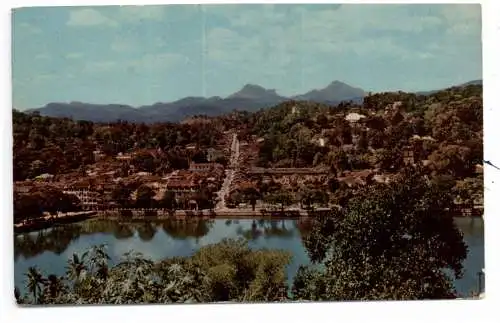 [Ansichtskarte] SRI LANKA / CEYLON - KANDY, Panoramic view, 1967. 