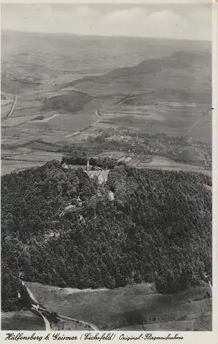 [Ansichtskarte] 0-5631 GEISMAR / Eichsfeld, Luftaufnahme Hülfensberg, 30er Jahre. 