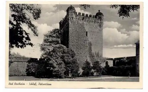 [Ansichtskarte] 4444 BAD BENTHEIM, Schloß, Bergfried, Pulverturm. 