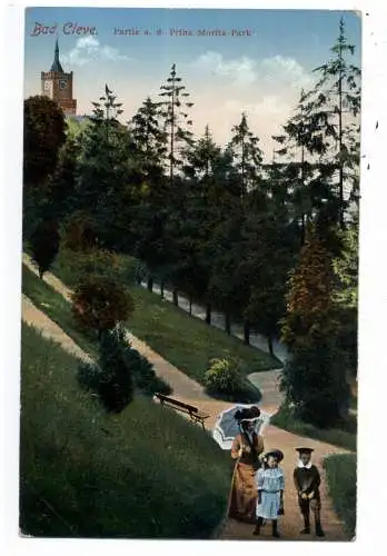 [Ansichtskarte] 4190 KLEVE, Prinz Moritz Park, 1911 Verlag Labs. 