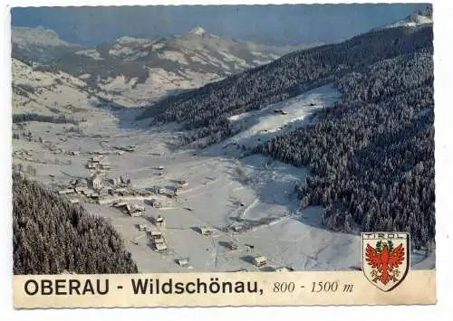 [Ansichtskarte] A 6311 WILDSCHÖNAU - OBERAU, Luftaufnahme. 