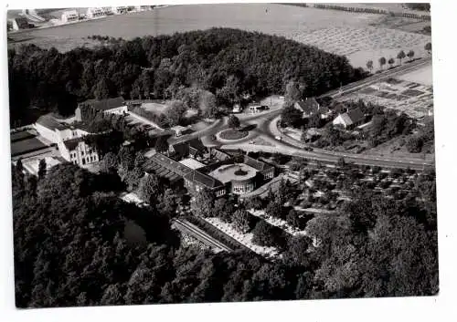 [Ansichtskarte] 4030 RATINGEN - LINTORF, Gaststätte Krummenweg, Luftaufnahme 1957. 