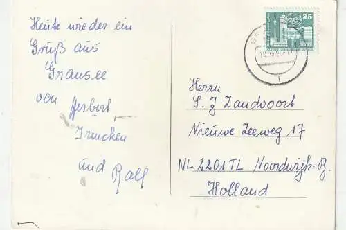 [Ansichtskarte] 0-1430 GRANSEE, "Zum Reichsadler", 1990. 