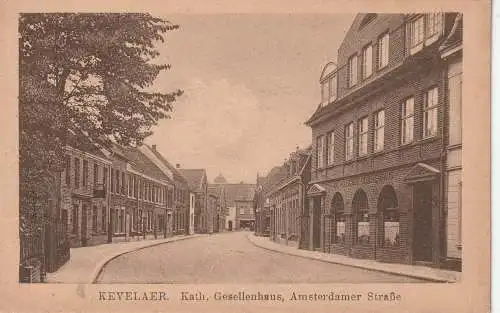 [Ansichtskarte] 4178 KEVELAER, Katholische Gesellenhaus / Kolpinghaus, Amsterdamer Strasse, 1919. 