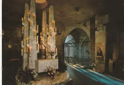 [Ansichtskarte] 5000 KÖLN, KIRCHEN, St. Kolumba, Altar der Sakramentskapelle, Böhm, 1957. 