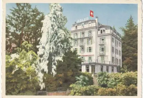 [Ansichtskarte] CH 6900 LUGANO TI, Adler Hotel - Erica Schweizerhof. 