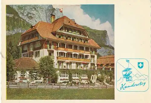 [Ansichtskarte] CH 3718 KANDERSTEG BE, Hotel Bernerhof. 