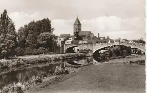 [Ansichtskarte] 4440 RHEINE, Emsbrücke. 