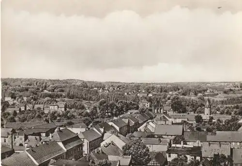 [Ansichtskarte] 0-1430 GRANSEE, Blick über den Ort, 1965. 