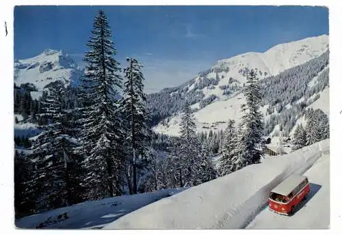 [Ansichtskarte] AUTOMOBIL - VW BUS, am Schröcken, Vorarlberg. 