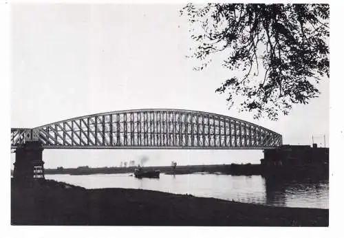 [Ansichtskarte] EISENBAHN / RAILWAY - Spoorwegbrug / Eisenbahn - Brücke bei Culemborg / NL. 