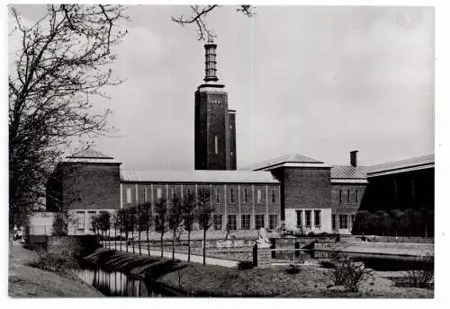 [Ansichtskarte] ZUID - HOLLAND - ROTTERDAM, Museum Boymans, Gartenseite. 