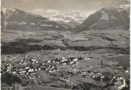 [Ansichtskarte] CH 6064 KERNS - MELCHTAL OW, Blick über das Tal, 1952. 