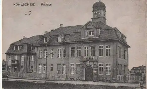 [Ansichtskarte] 5120 HERZOGENRATH - KOHLSCHEID, Rathaus, Verlag Cramer. 