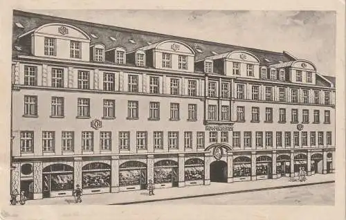 [Ansichtskarte] 5000 KÖLN, Kolpinghaus, Künstler-Karte, Verlag Heiss & Co. 