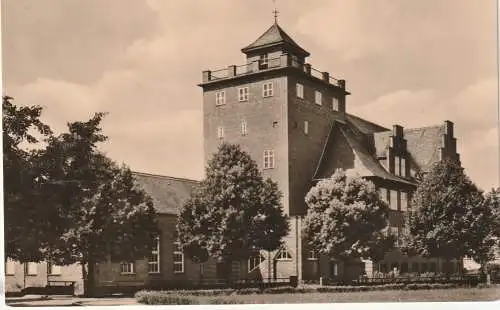 [Ansichtskarte] 0-1430 GRANSEE, Schule, 1961. 