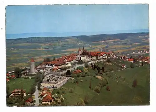 [Ansichtskarte] CH 1680 ROMONT FR, vue airienne / Luftaufnahme. 