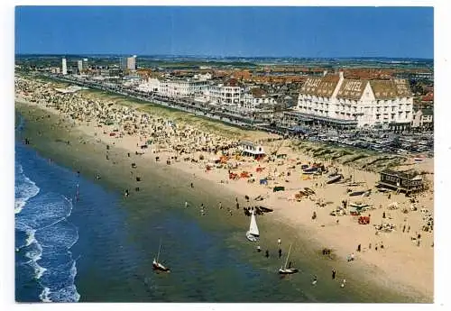 [Ansichtskarte] ZUID - HOLLAND - NOORDWIJK, Strand, Luchtopname. 