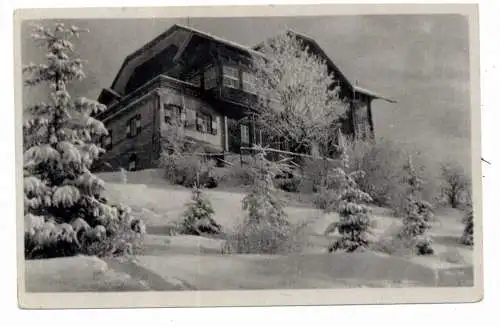 [Ansichtskarte] A 8680 MÜRZZUSCHLAG, Bärenkogelhaus, 1949. 