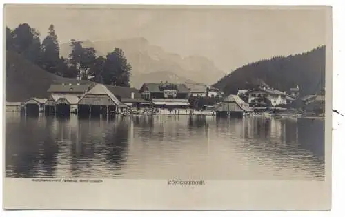 [Ansichtskarte] 8240 BERCHTESGADEN, Königseedorf, Lichtdruck, ca. 1900, Verlag Fernande. 