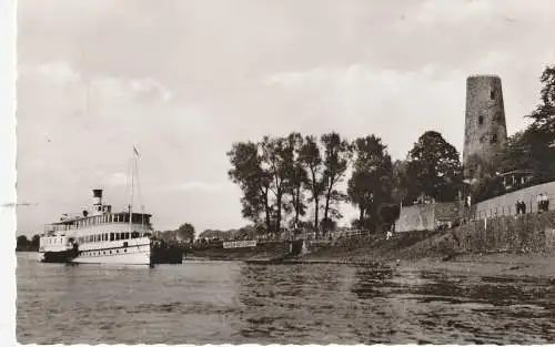 [Ansichtskarte] 4000 DÜSSELDORF - KAISERSWERTH, Köln - Düsseldorfer Anleger mit KD - Dampfer, 1964. 