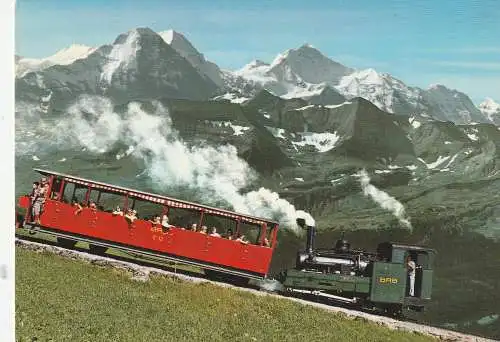 [Ansichtskarte] EISENBAHN / RAILWAY - Brienz - Rothorn - Bahn. 