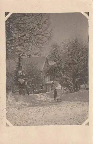 [Ansichtskarte] 8999 WEILER - SIMMERBERG, Winterszene an St. Joseph, Photo-AK. 