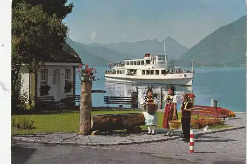 [Ansichtskarte] BINNENSCHIFFE - BRIENZERSEE, MS "INTERLAKEN". 