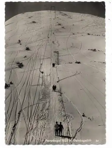 [Ansichtskarte] A 4802 EBENSEE, Steinkogellift zum Feuerkogel. 