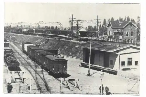 [Ansichtskarte] EISENBAHN / RAILWAY - Bahnhof Zwijndrecht, Rangierbereich, Repro. 