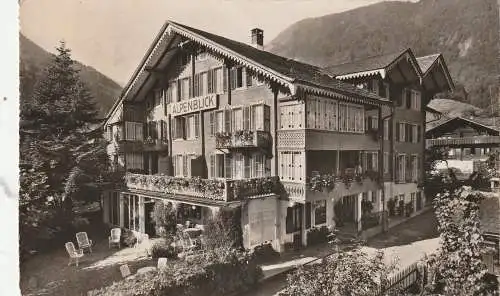 [Ansichtskarte] CH 3812 WIDERSWIL BE, Hotel Alpenblick, 1955. 