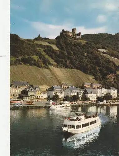 [Ansichtskarte] BINNENSCHIFFE - MOSEL, Personenschiff "BERNKASTEL" vor Bernkastel - Kues. 