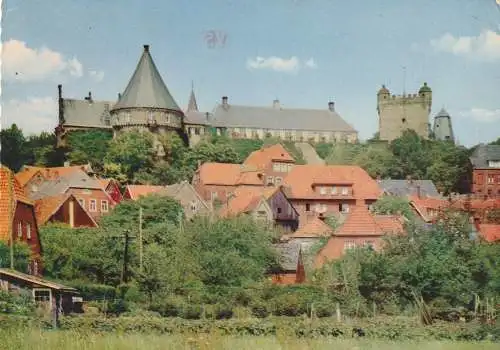 [Ansichtskarte] 4444 BAD BENTHEIM, Schloß und Umgebung, 1961. 