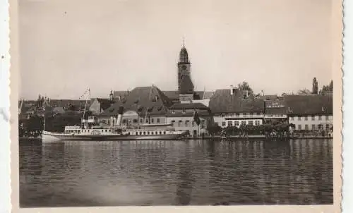 [Ansichtskarte] BINNENSCHIFFE - BODENSEE, "S. GALLEN" vor Überlingen, Verlag Moleux - Überlingen. 