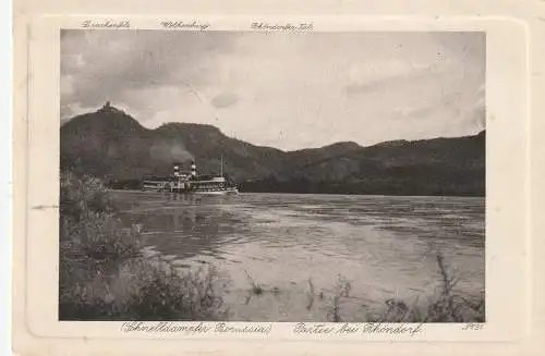 [Ansichtskarte] BINNENSCHIFFE - RHEIN, Köln - Düsseldorfer "BORUSSIA" vor Bad Honnef - Rhöndorf, Verlag Carl Richarz - Königswinter # 31. 