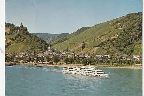 [Ansichtskarte] BINNENSCHIFFE - RHEIN, Köln - Düsseldorfer "RHEIN" vor Bacharach. 