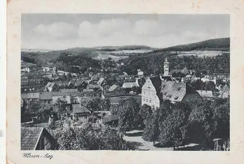 [Ansichtskarte] 5248 WISSEN / Sieg, Blick auf den Ort 1941 !!!, AK nach Belgien. 