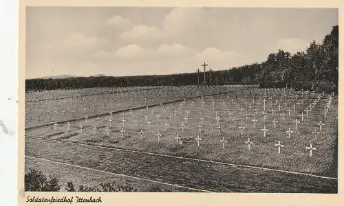 [Ansichtskarte] 5330 KÖNIGSWINTER - ITTENBACH, Soldatenfriedhof, Verlag Balensiefen - Oberpleis. 