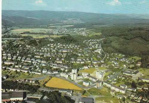 [Ansichtskarte] 5760 ARNSBERG, Luftaufnahme, Blick bis Rumbeck und Oeventrop. 