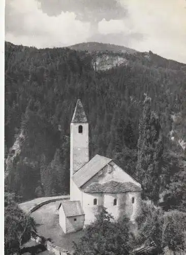 [Ansichtskarte] CH 7451 ALBULA - ALVASCHEIN, Kirche St. Peter. 