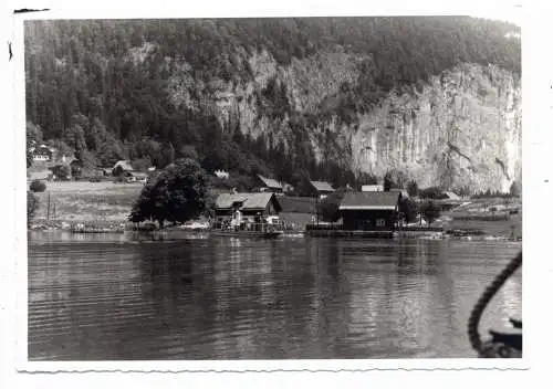 [Ansichtskarte] A 8993 GRUNDLSEE - GÖSSL, Strandbad, Personenschiff, Photo-AK. 