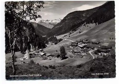 [Ansichtskarte] A 6650 GRAMAIS, Blick auf den Ort, 1959. 