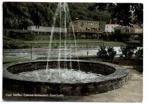 [Ansichtskarte] L 6551 BERDORF - BOLLENDORFERBRÜCK, Cafe Steffen - Conrad. 