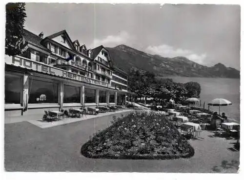 [Ansichtskarte] CH 6353 WEGGIS - HERTENSTEIN LU, Hotel Hertenstein, 1961. 