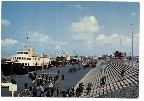 [Ansichtskarte] OZEANSCHIFF - FÄHREN / FERRY - HARLINGEN - TERSCHELING, "FRIESLAND".... 