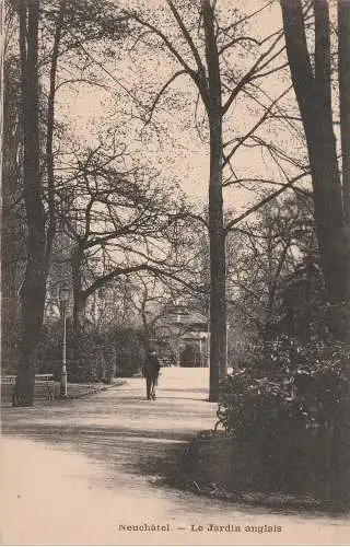 [Ansichtskarte] CH 2000 NEUERBURG NE, Englischer Garten. 